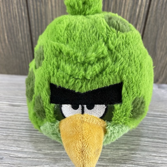 ANGRY BIRDS Space Green Spots Terence Plush NO Sound 6" - Picture 3 of 16